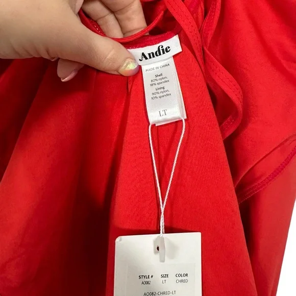 Women’s Andie Swim • Paloma • Large Tall • Chred • New with Tags - Picture 8 of 9